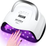 Mey İthalat Naılgırls Uv LED Tırnak Lambası, 168 W Hızlı Uv Işığı, Jel Cila, 4 Zamanlayıcı Ayarlı, Otomatik Sensörlü Profesyonel Kürleme, El ve Ayak Tırnakları Için LED Jel Tırnak Kurutucu, Ev, Salon Kullanımı
