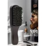 Mey İthalat® Nano Sakal Tarama Fırçası At Kılı Absolute Professional