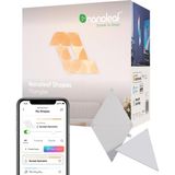 Mey İthalat Nanoleaf Shapes Üçgen Genişletme Paketi, 3 Adet Ek Üçgen LED Panel – Akıllı Modüler Rgbw Iç Mekan Duvar Aydınlatması (16 Milyon Renk), Müzik ve Ekran Senkronizasyonu, Alexa ile Uyumlu