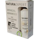 Mey İthalat Natura Expert Aminexil Advanced Saç Dökülmesine Karşı Yoğun Bakım Seti, Density Advanced Şampuan ve 10X Serum