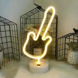 Mey İthalat® Neon Gitar Masa Lambası