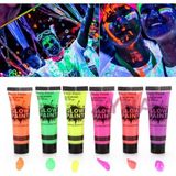 Mey İthalat Neonlu Glow Parti Yüz Boyası 6 Renk 6 Adet (5440)