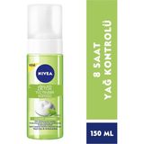 Mey İthalat Nıvea Detox Yüz Yıkama Köpüğü 150ML, Yağlı ve Karma Ciltler, Yeşil Çay ve Antioksidan Içeren Yüz Temizleyici, Gözenek Arındırıcı