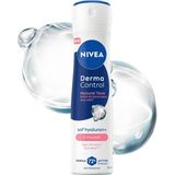 Mey İthalat Nıvea Kadın Sprey Deodorant Derma Control Natural Tone 150 Ml, Koltuk Altı Kararmasına Karşı Etkili, Eşit Cilt Tonu, 72 Saat Anti Perspirant Koruma, C Vitamini, Hyaluronik Asit, Alkol Içermez