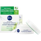 Mey İthalat Nıvea Matlaştırıcı Gündüz Yüz Bakım Kremi 50 Ml, 24 Saat Yoğun Nemlendirici, SPF15, Aloe Vera, Karma Ciltler