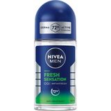 Mey İthalat Nıvea Men Fresh Sensation Roll On Deodorant 50 Ml,72 Saat Anti-Perspirant Koruma