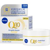 Mey İthalat Nıvea Q10 Power Kırışıklık Karşıtı Gündüz Yüz Kremi SPF30 50 Ml,yaşlanma Karşıtı,sıkılaştırıcı,nemlendirici,kreatin,hyaluronik Asit