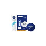 Mey İthalat Nıvea Soft 75 ml + Nıvea Dudak Kremi Original + Nıvea Krem 75 ml