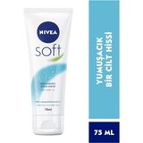 Mey İthalat Nıvea Soft Krem 75ML, Nemlendirici Bakım Kremi, Yüz Vücut El, Jojoba Yağı ve E Vitamini