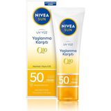 Mey İthalat Nıvea Sun Yaşlanma ve Leke Karşıtı Q10 Yüz Güneş Kremi SPF50 50 Ml, Nemlendirme, Normal ve Kuru Ciltler