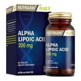 Mey İthalat Nutraxin Alpha Lipoic Acid 200 Mg 60 Tablet + Facial Cleanser 100ML Hediye, SNOWCOSMETICJL33