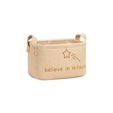 Mey İthalat Ocean Home Textile Çocuk Odası Jüt Dokuma Kumaş Sepet 24 x 17 x 14 cm
