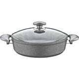 Mey İthalat Oms Collection 34 cm Granit Karnıyarık Tenceresi Gri
