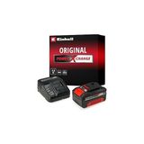 Mey İthalat Orijinal Einhell Akü ve Şarj Cihazı Başlangıç Kiti Power X-Change (Akü, Li-Ion, 18 V, 4.0 Ah Akü ve Hızlı Şarj Cihazı, Tüm Power X-Change Cihazları ile Uyumlu) - 4512042