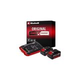 Mey İthalat Orijinal Einhell Power X-Change Başlangıç Kiti Akü ve Şarj Cihazı (Li-Ion, 18 V, 2 x 4.0 Ah Akü ve Twincharger Şarj Cihazı, Tüm Power X-Change Cihazları ile Uyumlu) - 4512112