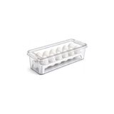 Mey İthalat Orret Home 12 Gözlü Kilitli Yumurta Saklama Kabı Plastik Yumurta Taşıma Kutusu Kapaklı Şeffaf Buzdolabı Düzenleyici Bpa Free 12'li Yumurta Organizeri