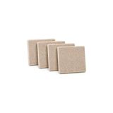 Mey İthalat Orret Home 4 Adet Traverten Bardak Altlığı Doğal Taş Çay Bardağı Altlığı Dekoratif Kare Bardak Altı Seti 10X10 cm Kahve Fincan Kupa Altlığı Masa Koruyucu Ev Ofis Kullanımı Çay Tabağı