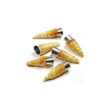 Mey İthalat Orret Home 6’lı Paslanmaz Çelik Cannoli Kalıbı – Krem Rulo, Kruvasan, Külah ve Hamur Sarma Için Koni Şekilli Pasta Kalıbı, Pastacılık Huni Seti-Kurabiye Kalıbı