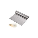 Mey İthalat Orret Home Çelik Hamur Kesici,metal Hamur Sıyrıcı,pasta Sıyırma Aparatı,hamur Dilimleyici,pasta ve Pastacılık Için Çelik Şekillendirici ve Hamur Porsiyonlayıcı