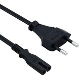 Mey İthalat Orret Home Ps3 / Ps4 / Ps5 / Xbox Series S-X Uyumlu Güç Kablosu 1.5 Metre 2pin Güç Kablosu Projeksiyon - Monitör - Tv Universal 2pin Güç Kablosu Teyp Fişi (1)