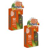 Mey İthalat Ostwint Spf 50+ Güneş Kremi 100 ml E Vitaminli + Aloe Vera Jel 100 ml Set