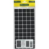 Mey İthalat® Pacific 6020 Bl Yapışkanlı Keçe 20 Mm X 20 Mm Siyah