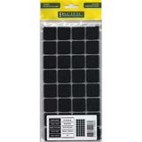 Mey İthalat® Pacific 6025 Bl Yapışkanlı Keçe 25 Mm X 25 Mm Siyah
