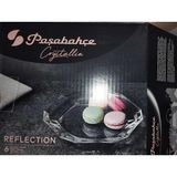 Mey İthalat Pasabahce Reflection Kristal Pasta Servis Tatlı Tabağı 18 cm 6 Adet 856896564565632AYBABASTORE