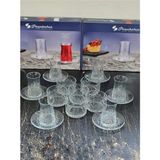 Mey İthalat Pasabahce Timeless 18 Parça Çay Seti ve Çerezlik Kase 18PCSSET TYB3JX6VSGKJV1PC26