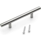 Mey İthalat Paslanmaz Metal Kulp, Inox Dolap Çekmece Mobilya Kulbu, Tv Ünitesi Yatak Odası Vestiyer Mutfak Için (96 Mm)
