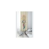Mey İthalat Pelangi Krem Dreamcatcher Desenli Dijital Baskı Yıkanabilir Bebek Çocuk Odası Fon Perdesi, Krem 70 x 200