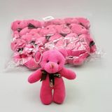 Mey İthalat® Peluş Ayıcık Anahtarlık Pembe
