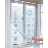 Mey İthalat® Pencere Sineklik Tülü 100X150 Cm Çift Taraflı Bant Hediyeli Kesilebilir Tül Sineklik Seti