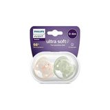 Mey İthalat Philips Avent Ultra Hava Emziği Ortodontik ve Bpa, Ekstra Havalandırma Delikleri 0-6 Ay (Erkek Tasarımı) 2'li Paket