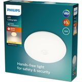 Mey İthalat Philips Mauve Hareket Sensörlü Yuvarlak Tavan Lambası 16W 2700K Sarı Işık