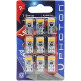 Mey İthalat Photon Ampul T10 W5W 12V 10SMD LED Amber (9'lu Blister) Pht PH7010 Na B9