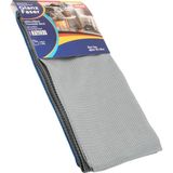 Mey İthalat Pıkas 3’lü Mikrofiber Cam Temizlik Bezi Seti Ultra Emici Iz Bırakmaz Çok Amaçlı Büyük Boy Bez