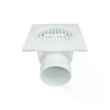 Mey İthalat® Plastik Yer Süzgeci 10X10 Cm 50 Mm Yandan Çıkış