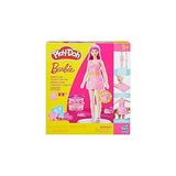 Mey İthalat Play-Doh Barbie Kalpler ve Saçlar Oyuncak Bebek Seti