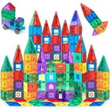 Mey İthalat Playmags 100 Parça Manyetik Blok Set | 3+ Yaş Bebek ve Çocuklar Için Stem Montessori Eğitim Seti | Okul Öncesi ve Ilkokul Çocuklarına Uygun Oyuncak
