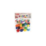 Mey İthalat PNC-123 Ponpon Seti, 10-20-30 mm - Çok Renkli - Standart - Otomatik