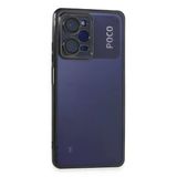 Mey İthalat® Poco X5 Pro 5G Kılıf Lensli Silikon - Siyah
