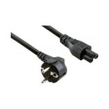 Mey İthalat Polygold PL-36032 1.8 Metre Yonca Güç Kablosu - Laptop Adaptör ve Projeksiyon Uyumlu 3 Pinli C5 Güç Kablosu