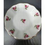 Mey İthalat Porland Porselen 12'li Pembe Çiçek Çay Tabak 11 CM(12ADET) 8697635522938