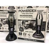 Mey İthalat Powerdex Professional PD-2212 Saç,sakal Kesme, Düzenleme Makinası,ense, Sakal, Çizim Makinası, 4 Saat Kesintisiz Çalışan Ayarlanabilir Hızı ve Digital Göstergeli Saç-Sakal Makinası (Siyah-Gümüş)