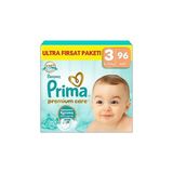 Mey İthalat Prima Bebek Bezi Premium Care 3 Numara 96 Adet Ultra Fırsat Paketi