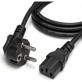 Mey İthalat Primex PX-PWR15 1.5 Metre Pc Power Supply Güç Kablosu, 3X0.75MM Full Bakır Psu Power Kablo, Bilgisayar Kasa Monitör Yazıcı Ups ve Uyumlu Elektronik Cihazlar Için Standart Güç Kablosu