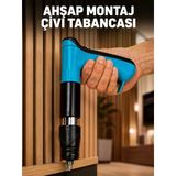 Mey İthalat® Profesyonel Ahşap Döşeme Çivi Tabancası Dayanıklı Manuel El Aleti
