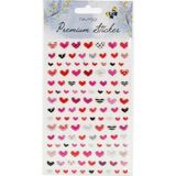 Mey Ithalat® Puf Sticker Kalp - Renkli