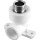 Mey İthalat Pvc Boru PPRC Sıva Altı Dış Dişli Tekli Batarya Bağlantısı 20x1/2'' 10 Adet